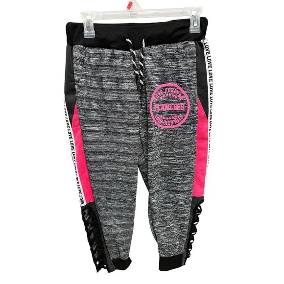 Bobbie Brooks Women's Large Y2K Athletic Drawstring Capris Active Y2K Style - Picture 1 of 5